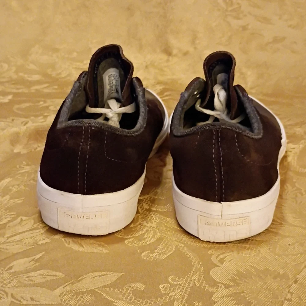 CONVERSE CONS Brown  and White Men's 9.0 Women's 10.5 Sneakers - Picture 5 of 9